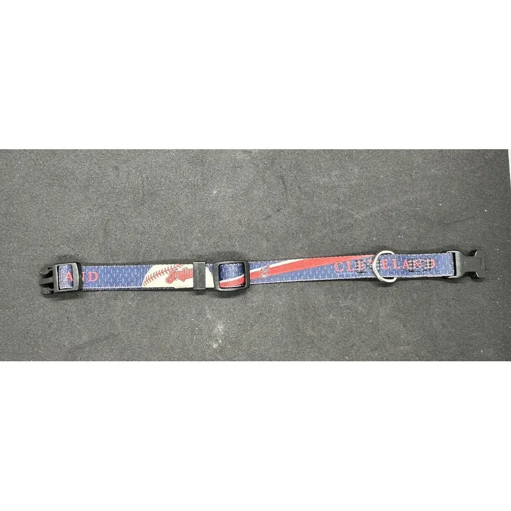 Cleveland Indians Guardians‎ Adjustable Dog Collar, Extra Small (8